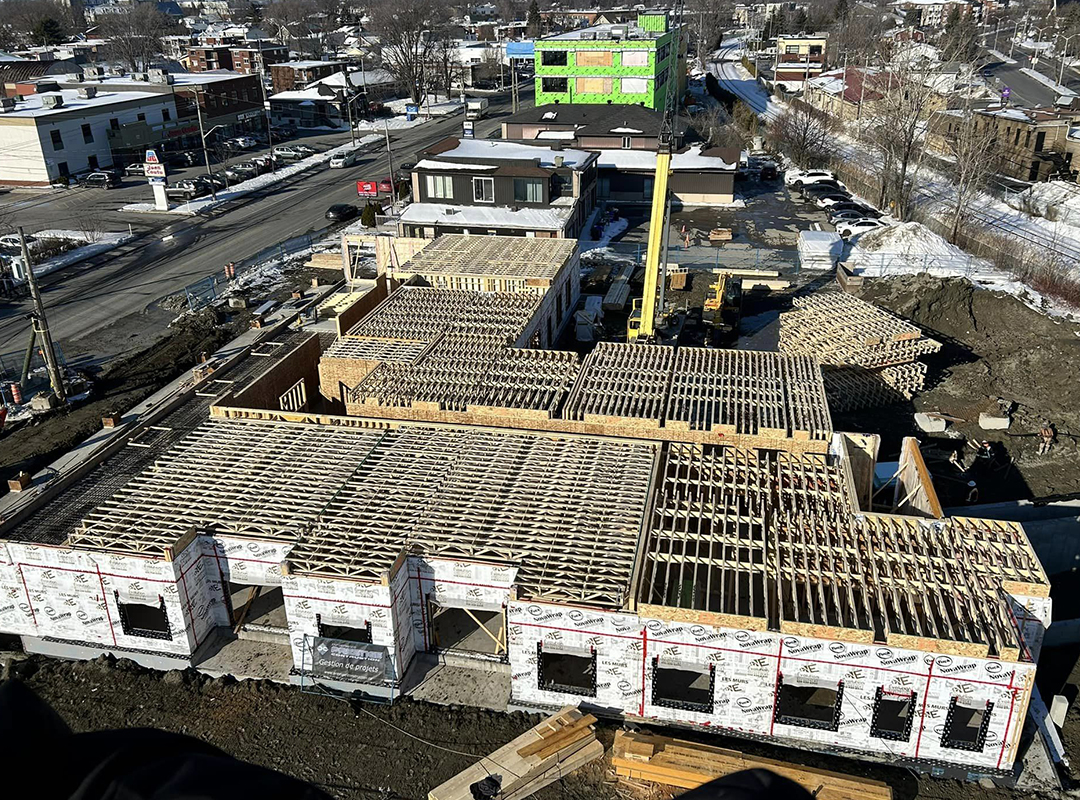 Réalisation de projet en construction et charpente de bois